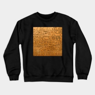 Egyptian hieroglyphics Crewneck Sweatshirt